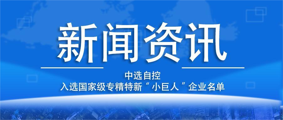 喜報！平頂山中選自控系統有限公司入選國家級專(zhuān)精特新“小巨人”企業(yè)名單